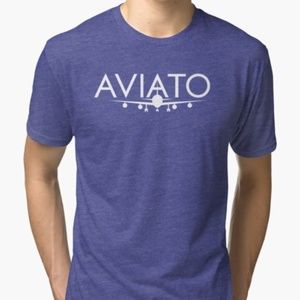 NEW - Silicon Valley Funny AVIATO T-Shirt - Blue